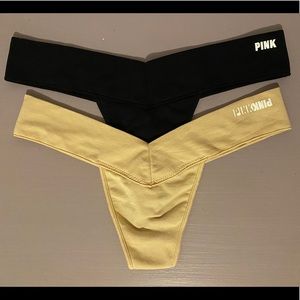 2 PINK VS soft thongs